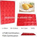 FDA LFGB Silicone Madeleine Cake Mold